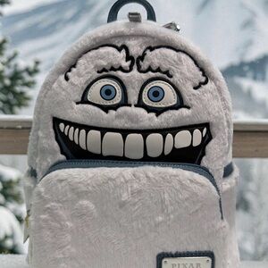 NWT Pixar Loungefly Abominable Snowman Plush Mini Backpack